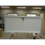 Морозостойкая входная утепленная дверь из дерева для коттеджа Termo Light T1 227x96см левый цвет белый RAL 9003 в Чебоксарах