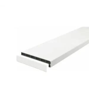 Подоконник пластиковый Moeller с заглушкой Clean-touch 1500x300мм белый clean-touch в Чебоксарах