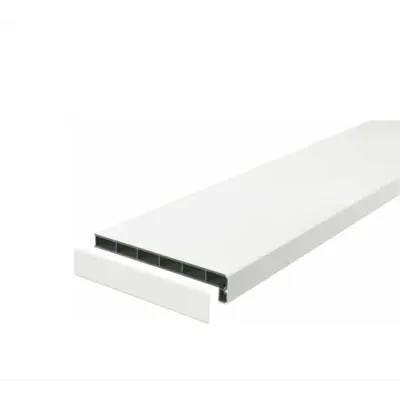 Подоконник пластиковый Moeller с заглушкой Clean-touch 1500x300мм белый clean-touch в Чебоксарах