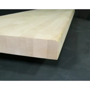Подоконник из дерева Три окна лиственница 1500x200x40мм сращенный (паркетная склейка) в Чебоксарах
