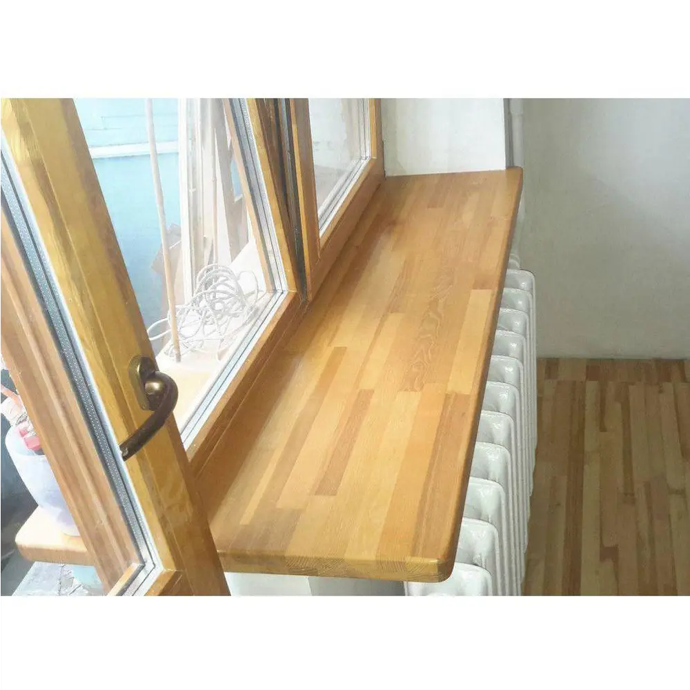 Подоконник из дерева Три окна лиственница 900x400x40мм сращенный (паркетная склейка) в Чебоксарах — изображение 3