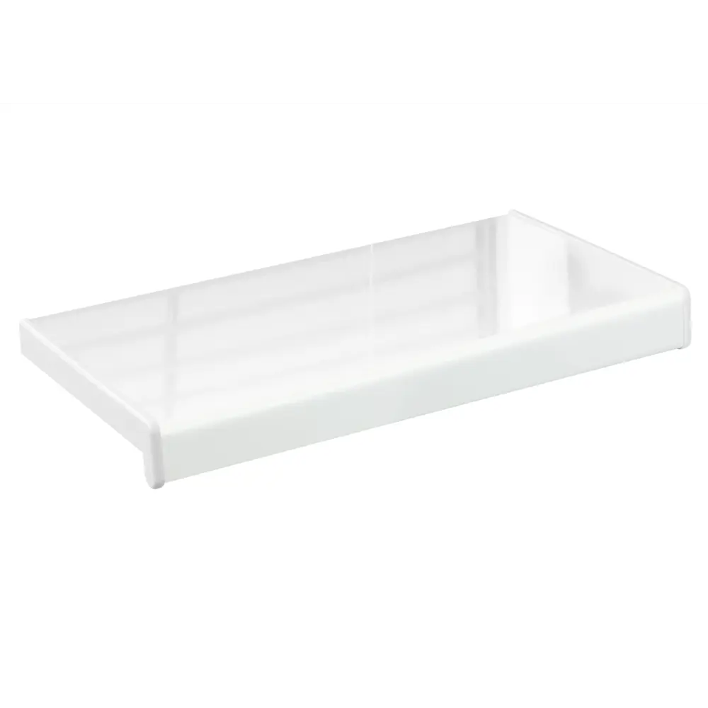 Подоконник Crystallit 1500x250мм белый глянцевый в Чебоксарах