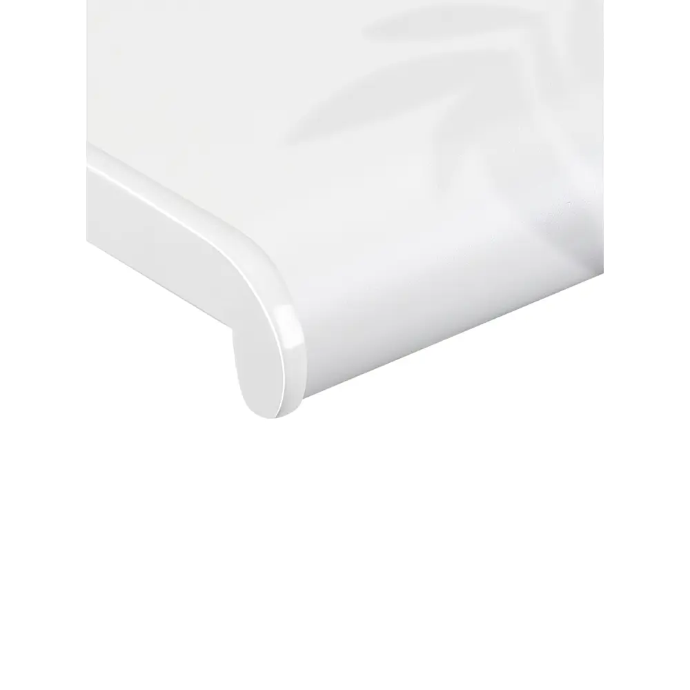Подоконник ПВХ Три окна 1400x500x40мм белый матовый в Чебоксарах — изображение 3