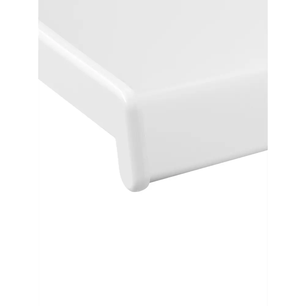 Подоконник ПВХ Три окна Плюс 1000x250x40мм белый матовый в Чебоксарах — изображение 4