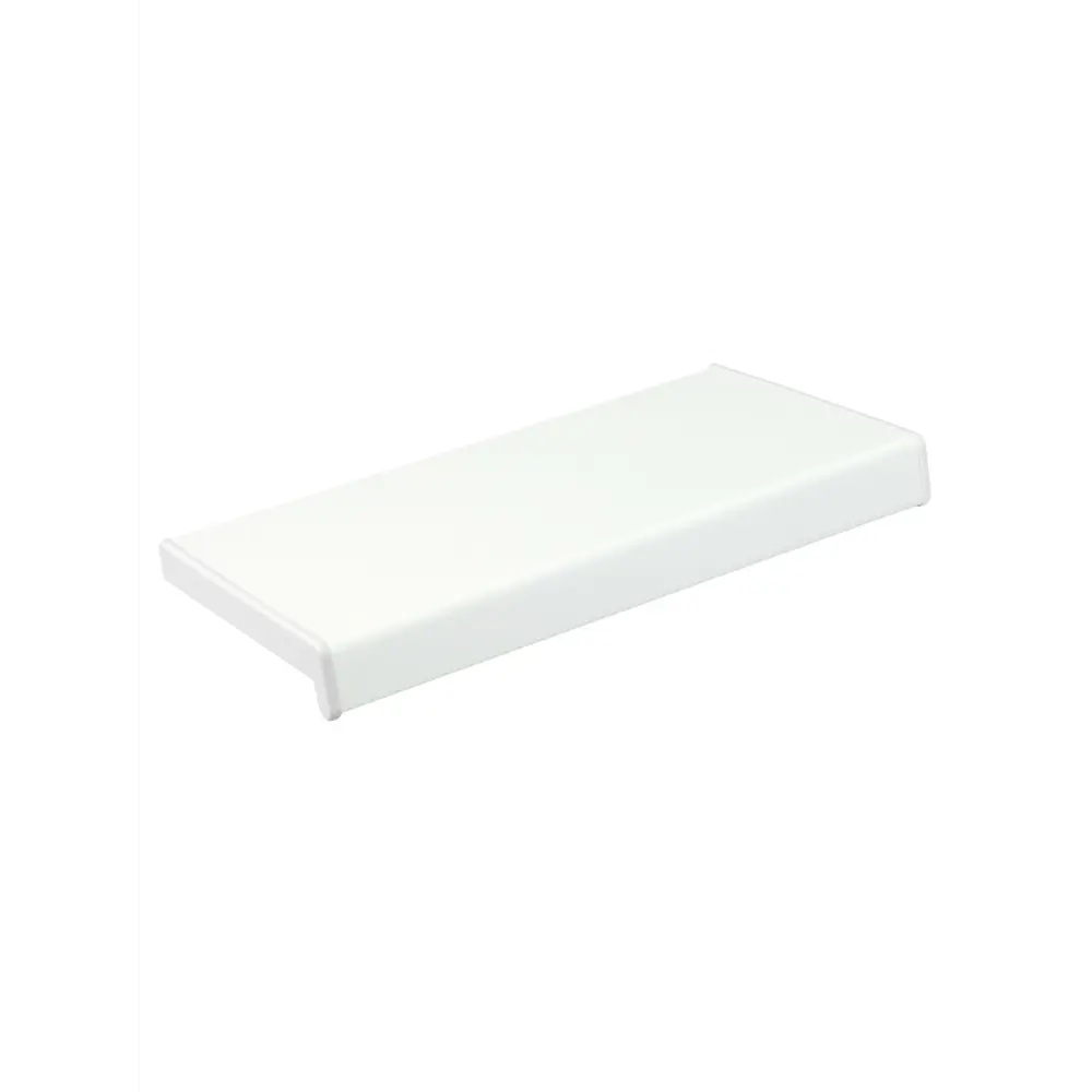 Подоконник ПВХ Три окна Плюс 2000x150x40мм белый сатин в Чебоксарах — изображение 5