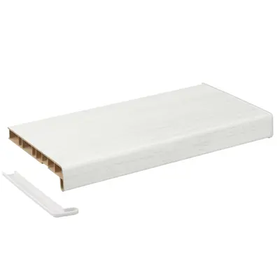 Подоконник Crystallit 2100x300мм белый дуб матовый в Чебоксарах