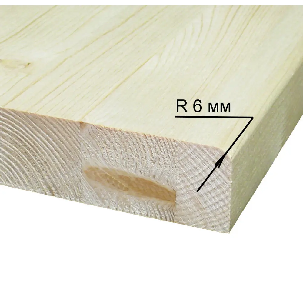 Подоконник деревянный Три окна 2000x400x40мм ель цельноламельный в Чебоксарах — изображение 3